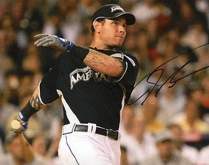 JOSH HAMILTON SIGNED 8X10 BASEBALL PHOTO LOS ANGELES ANGELS MVP RANGERS PROOF - Picture 1 of 2