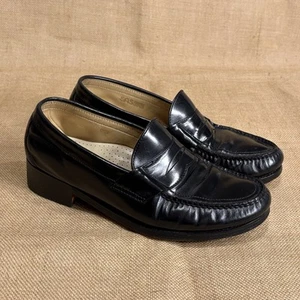 SAS Shoes Mens 9.5N Loafers Penny Slip On Handsewn Comfort USA Upper Heel Italy - Picture 1 of 14