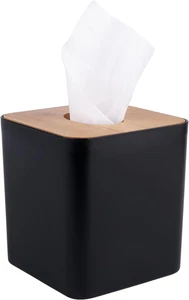 MOCHTERO Tissue Box Abdeckung, Taschentuchhalter, Taschentuchbox Halter für Badezimmer, Bambus - Bild 1 von 11