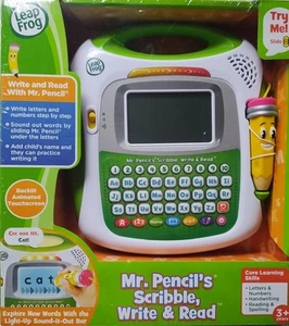 LeapFrog Mr Pencil's Scribble, Write and Read, Green, Medium New In Box - Picture 1 of 6