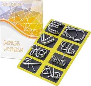 KAILIMENG Metal Puzzle, Brain Teaser Wire Puzzle for Adults and Kids -... - Picture 1 of 5