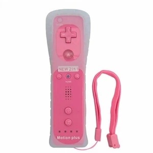 Built In Motion Plus Remote Controller For Nintendo Wii & Wii U Wiimote Nunchuck - Picture 1 of 17