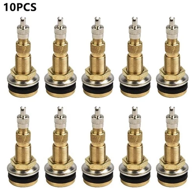 Tyre Valves Replacement Parts for Agricultural Tractor Wheel Rim TR618A Brass - Image 1 of 4