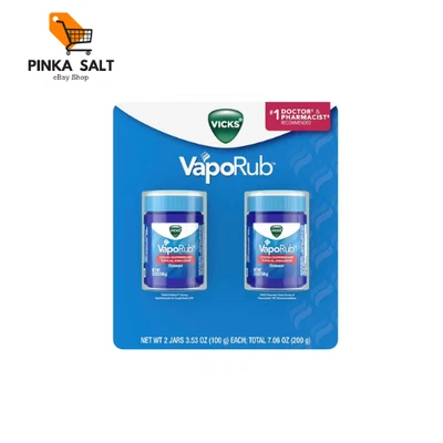 Ungüento analgésico tópico Vicks VapoRub, 3,53 oz., 2 paquetes Foto 1 de 4