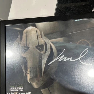 Star Wars Matthew Wood General Grievous Autograph Hand Signed - Image 1 of 4
