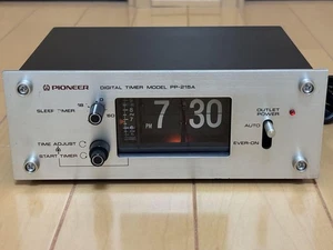 Pioneer PP-215A Temporizador Digital Reloj Abatible Estilo Vintage Retro Probado Funcionando - Imagen 1 de 12