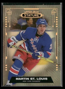 2021-22 Upper Deck Stature Martin St. Louis New York Rangers #82 - Imagen 1 de 2