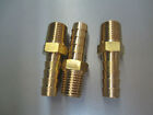 3pack - 3/8 MPT x 3/8 BARB ADAPTER, BRASS, 32013