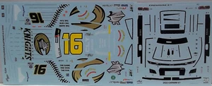 NASCAR DECAL #16 CHARLOTTE KNIGHTS 2022 CHEVROLET CAMARO NOAH GRAGSON 1/24 - Bild 1 von 7