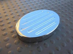 Honda & Acura Models Radiator Water Cap COVER Polished Striped Aluminum By APC - Picture 1 of 11