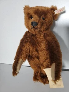 Oso de peluche Steiff Passport 1998 14 pulgadas de alto 00416 botón I'm Ohr 670275 - Imagen 1 de 4