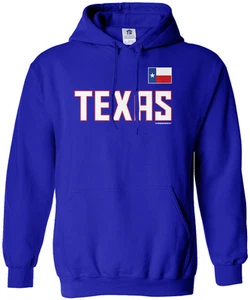 Threadrock Women's Team Texas Hoodie Sweatshirt America State Flag Sports - Picture 1 of 10
