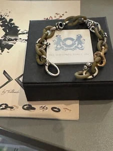 X Jewelry by Trollbeads khaki / silver / bronze bracelet - Bild 1 von 5