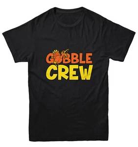 Gobble Crew - Thanksgiving Turkey Holiday Youth T-Shirt - Picture 1 of 20