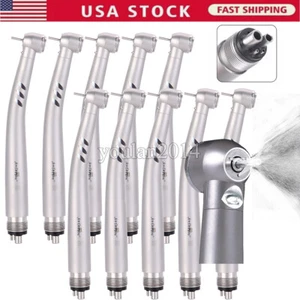 1-10Pcs Dental E-generator Fiber Optic LED High Speed Handpiece Turbine 4Hole - Picture 1 of 14