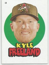 Kyle Freeland Colorado Rockies 2016 Topps Heritage Minors '67 Topps Sticker