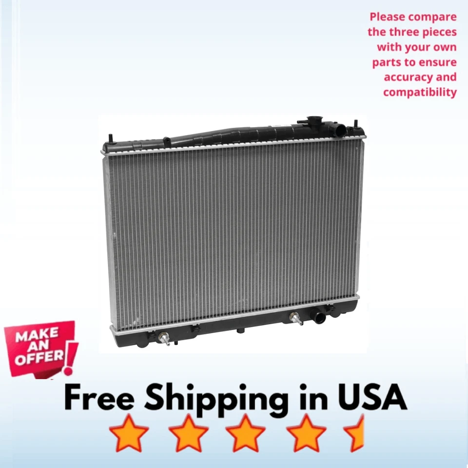 Radiator A/C Fit Nissan Frontier 2001-2004, Nissan Xterra 2002-2004 - Imagem 1 de 1