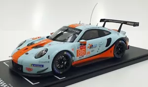 IXO Models 1/18 Scale LEGT18008 Porsche 911 RSR Gulf LeMans 2018 Wainwright #86 - Picture 1 of 5