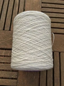 500 Gram Cone 90% Wool/10% Nylon. 3/9nm. Knit,weave,craft.4 Ply Cream. Uk Spun. - Picture 1 of 6