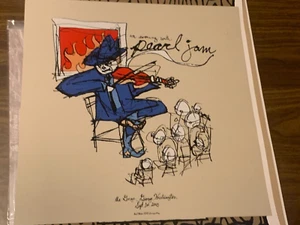 Pearl Jam The Gorge offizielles 2005 Poster Brad Klausen flach gelagert 20 Jahre neuwertig - Bild 1 von 4