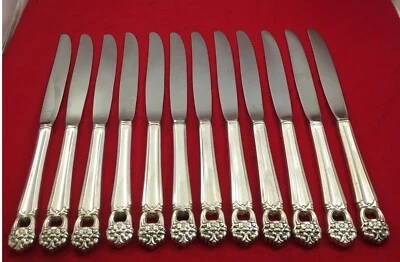 1847 Rogers Bros ETERNALLY YOURS Silverplate 12-Pc Hollow Dinner Knives 9 1/2" - Image 1 of 4