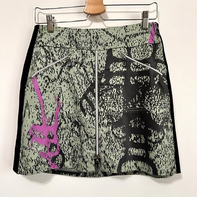 Falda Jamie Sadock 8 Cremalleras Estampado Salpicaduras Abstracto Bolsillos Golf Atletismo Foto 1 de 4