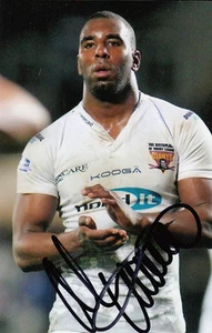 FOTO 6X4 FIRMADA A MANO DE LOS GIGANTES DE HUDDERSFIELD MICHAEL LAWRENCE. - Imagen 1 de 1