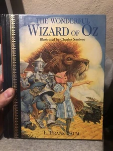 Le merveilleux magicien d'Oz Frank L. Baum Charles Santore relié vintage 1994 - Photo 1/2