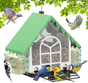 Squirrel-Proof Hanging Bird Feeder for Outdoor Wild Bird Seed - Picture 1 of 7