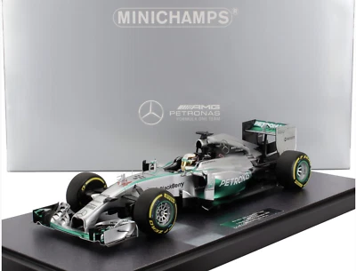 MERCEDES-AMG W05 - WORLD CHAMPION 2014 LEWIS HAMILTON 1/12 SCALE MINICHAMPS - Image 1 of 4