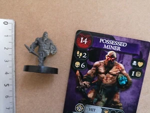 DUERGAR POSSESSED MINER MINIATURE+CARD/ BARDSUNG STEAMFORGED M521 - Picture 1 of 1