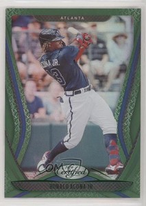 2020 Panini Chronicles Certified Green Ronald Acuna Jr #13