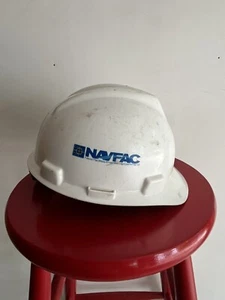 naval facilities engineering Command Used White Hard Hat - Picture 1 of 6