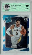 Josh Hart 2017 Donruss Optic #171 Rookie Card PGI 10