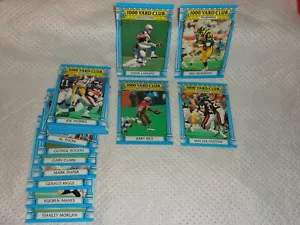SET 24 CARTE TOPPS FOOTBALL 1.000 YARD CLUB 1987--LUCIDO--W PAYTON--L@@k - Foto 1 di 1