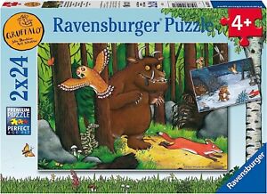 Ravensburger Kinderpuzzle - 05227 Grüffelo Puzzle ab 4 Jahren, mit 2x24 Teile