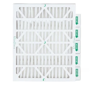20x25x4 MERV 13 AC Air Filters by Glasfloss. 6 PACK. Actual Depth: 3-3/4 - Picture 1 of 5