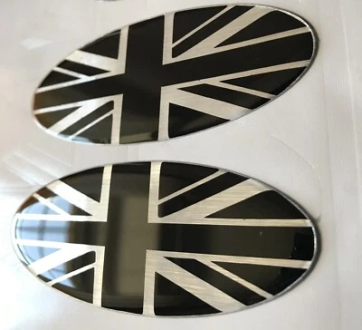 LAND ROVER FREELANDER QUARTO PILASTRO POSTERIORE GEL BADGE SOVRAPPOSIZIONI 2001/2003 SPAZZOLATO - Immagine 1 di 2