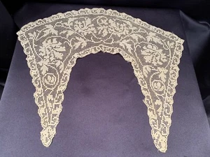 Antique Off White Filet Lace Ladies Collar - Picture 1 of 4