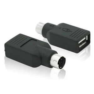 USB To PS2 Adapter Cable Round Head Mouse And Keyboard Interface Converter B _yi - Afbeelding 1 van 8