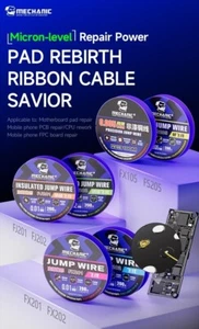 Copper Jump FlyLine Wire Uninsulated iPhone Motherboard Repair MECHANIC 0.02mm - Picture 1 of 9