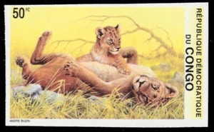 CONGO D.R. 1621i - African Lion "Panthera leo" Imperforate (pb39665) - Picture 1 of 1