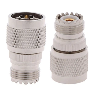 1Pc N Type Male to UHF SO-239 Female Jack Straight RF Coax Adapter Connector.DB - Zdjęcie 1 z 12