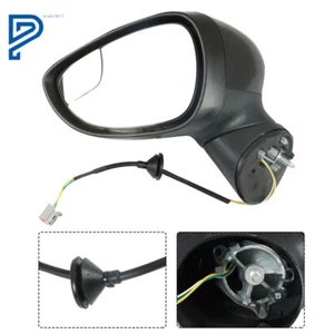 Door Mirror With Power Spotter Driver Left Side Fit For Ford Fiesta 2011-18 2019 - Picture 1 of 13