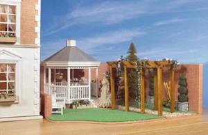 Garden and Pergola for 12th Scale Dolls House (6044) - Picture 1 of 1