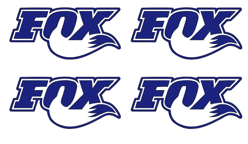 FOX Shocks MICRO TROQUELADO Calcomanía Adhesiva (4 Piezas) Offroad RC Camión NUEVO Foto 1 de 1