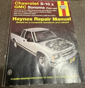 S-10 Sonoma Blazer Jimmy Repair Manual 2004 2003 2002 2001 2000 1999 1998 1997 - Picture 1 of 6