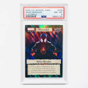 2020 Marvel Ages Miles Morales Flavorful F-28 PSA 8 NM-MT - Picture 1 of 2