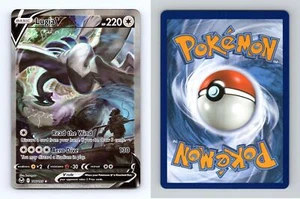 Lugia V #186/195 SWSH Silver Tempest Ultra Rare Holo Alternate Art Pokemon TCG - Picture 1 of 1
