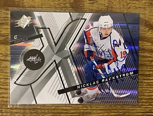 2008-09 SP Upper Deck Nicklas Backstrom #1 Auto Autographed Signed Card Capitals